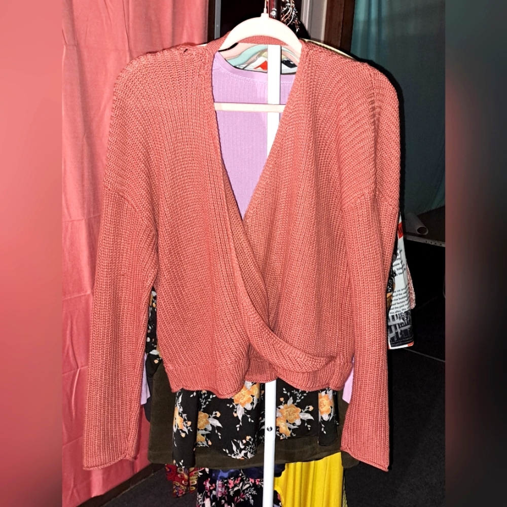 Moon and Madison cropped sweater